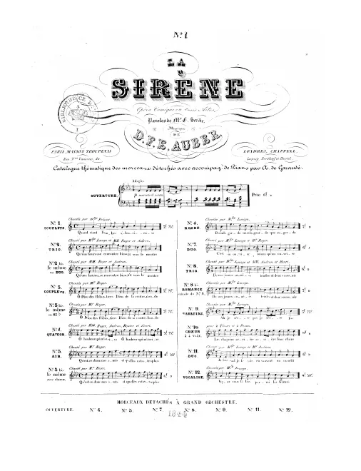 No.1, Couplets: "Quand vient l'ombre silencieuse"