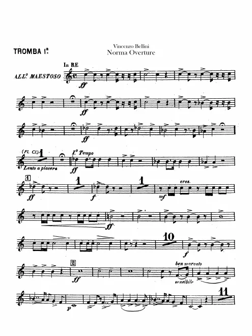 Trumpet 1, 2 (D, B)