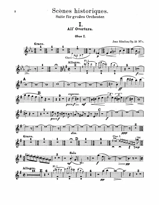 Oboe 1, 2
