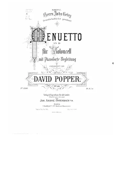 Cello part