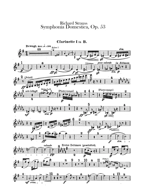 Clarinet 1 (B♭)