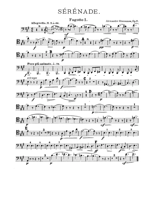 Bassoon 1, 2