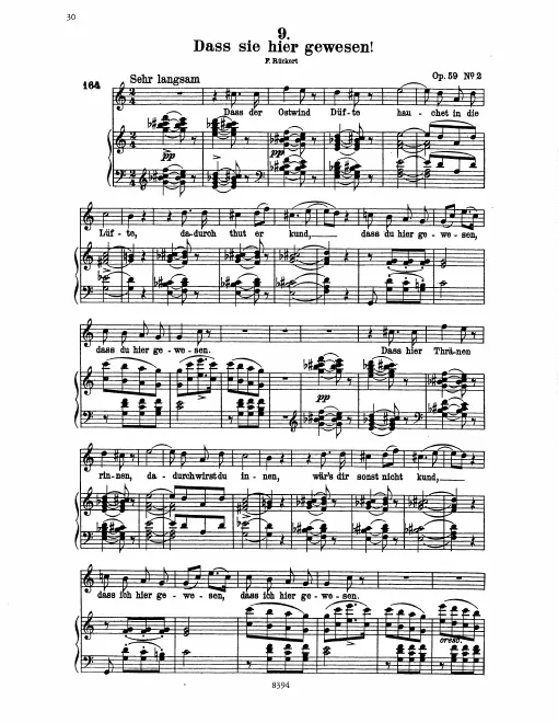 Complete Score (Original / High Voice, C major)