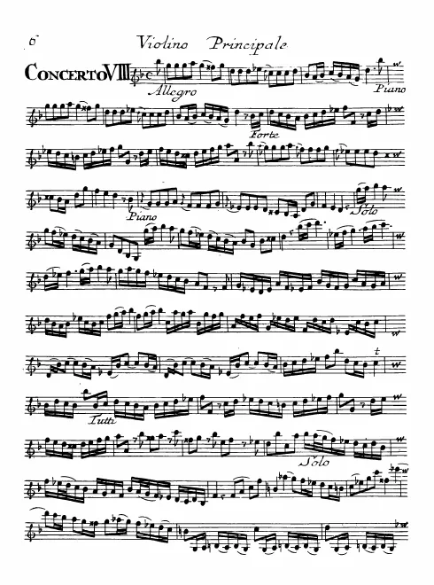 Violin solo