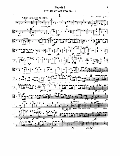 Bassoon 1, 2