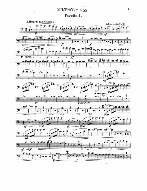Bassoon 1, 2
