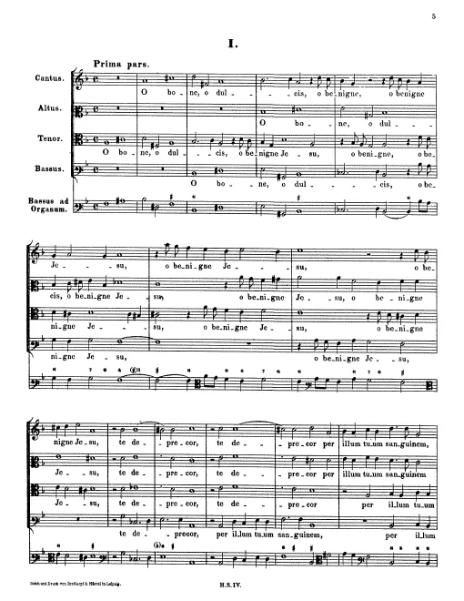 O bone, o dulcis, o benigne Jesu, SWV 53