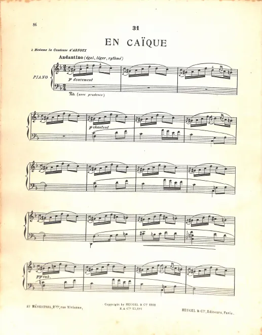 31. En caïque