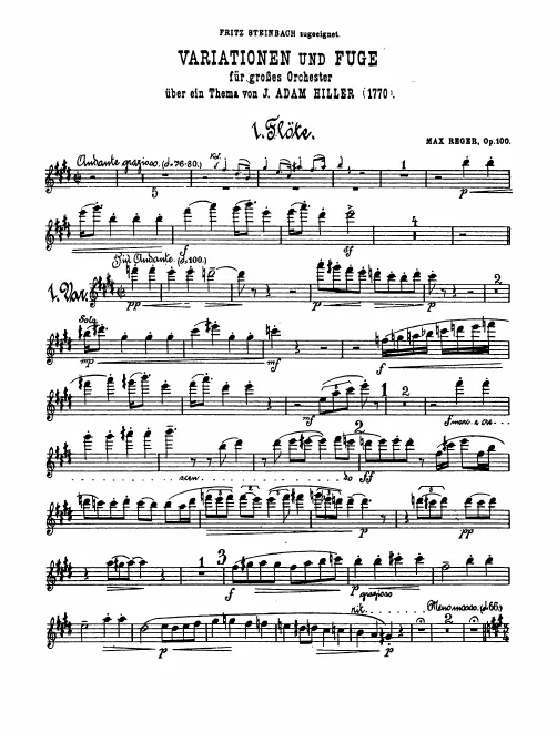 Flute 1, 2