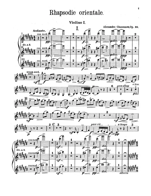 Violins I