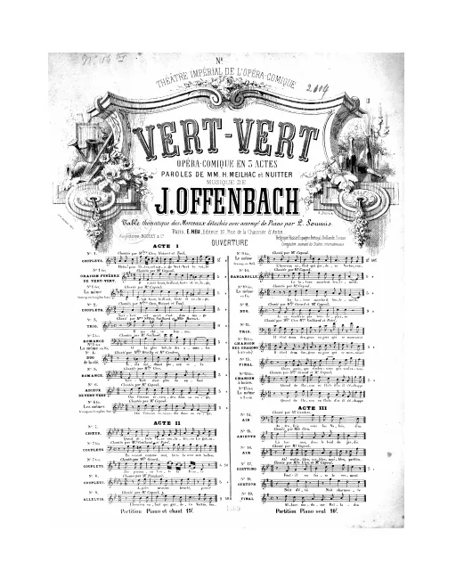 No.13 ter , Chanson à boire: "Quand du flacon en flots d'or il s'échappe" (Act II, No.13b), F major