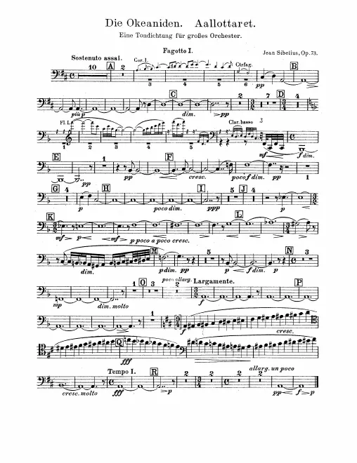 Bassoon 1, 2, Contrabassoon