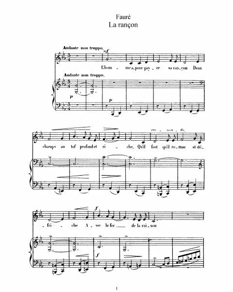 2. La rançon (, original key)