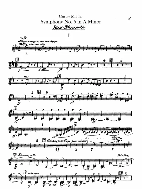 Bass Clarinet (B♭/A)