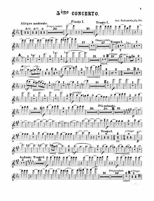 Flute 1, 2