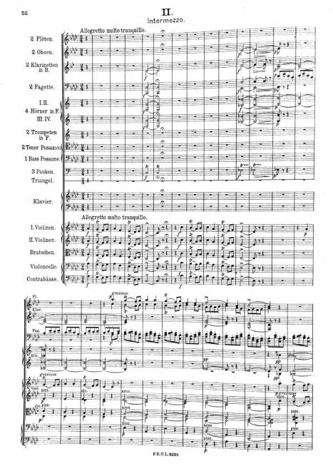 2. Intermezzo (Allegretto molto tranquillo) (greyscale)