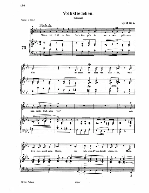 Complete Score (low voice / E♭ major)