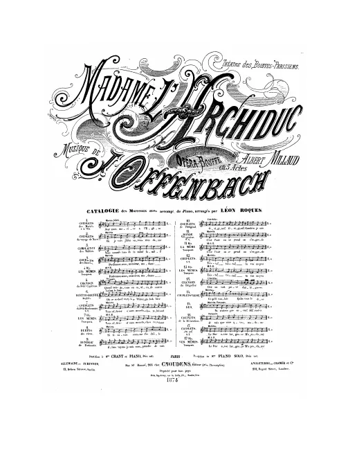 No.13, Chanson du brigadier: "C'est un sort privé d'allégresse" (Act III, No.15b)