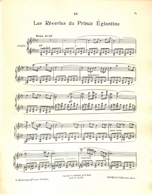 16. Les Rêveries du Prince Eglantine