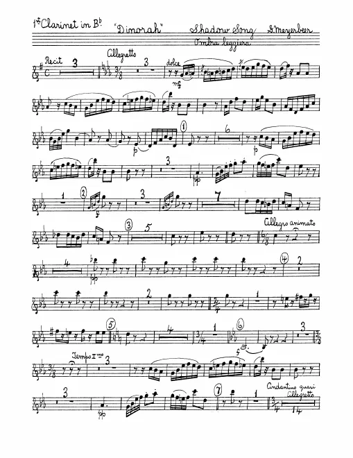 Clarinet 1, 2 (B♭)