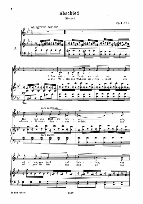 Complete Score (original key; G minor)