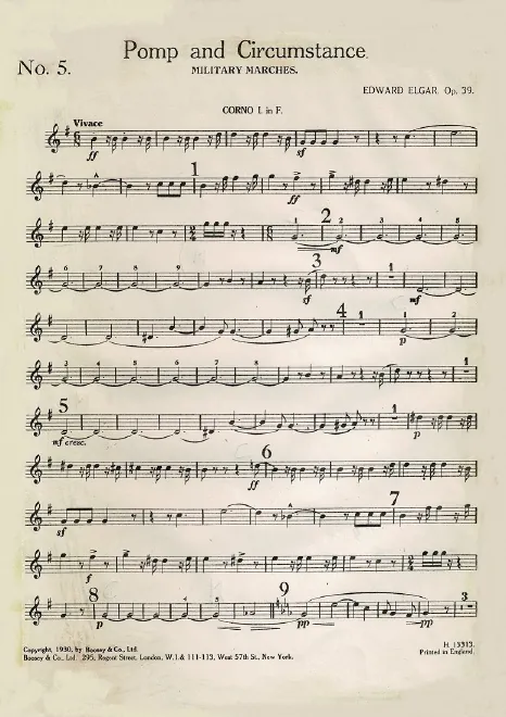 Horn 1, 2, 3, 4 (F)