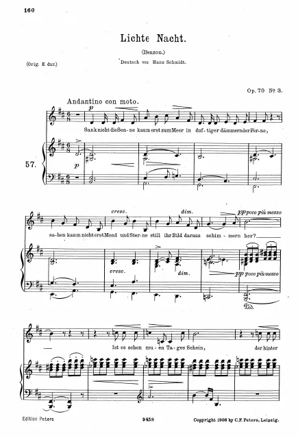 Complete Score (low voice, D major)