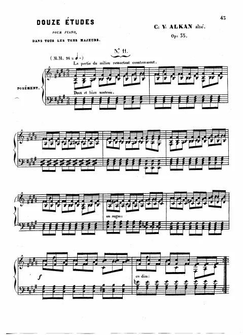 11. Posément (B major)