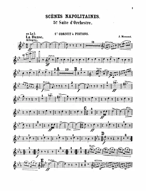 Cornet 1, 2/3 (A/B♭)
