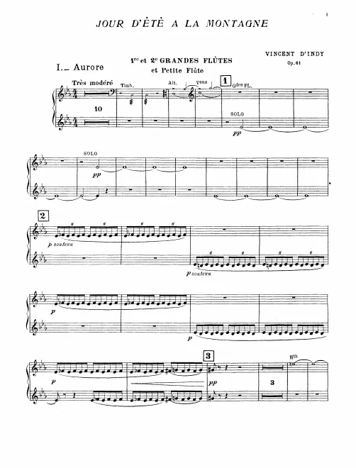 Flute 1/2/Piccolo, 3/Piccolo