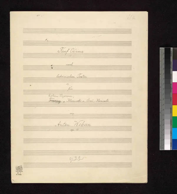 Complete Score and Libretto Text