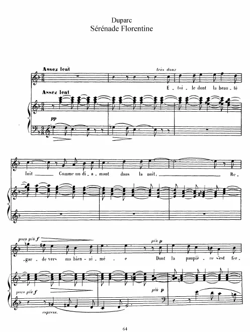 Complete Score (Original key: high voice)