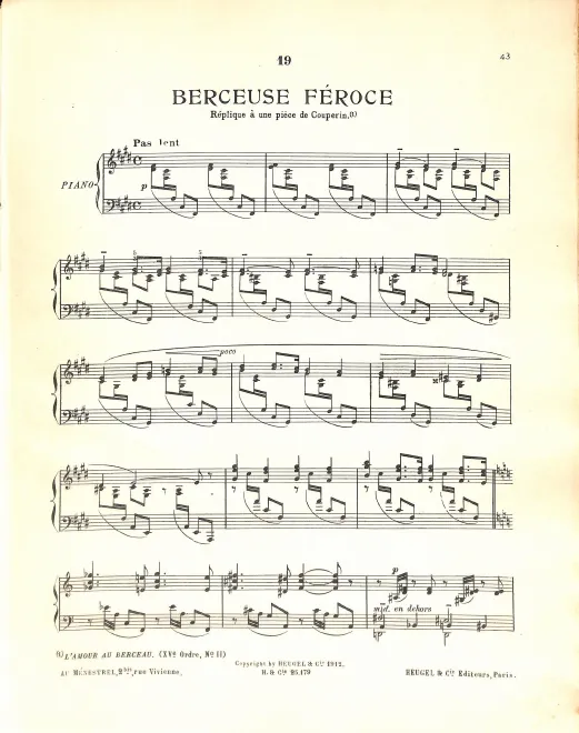 19. Berceuse Féroce