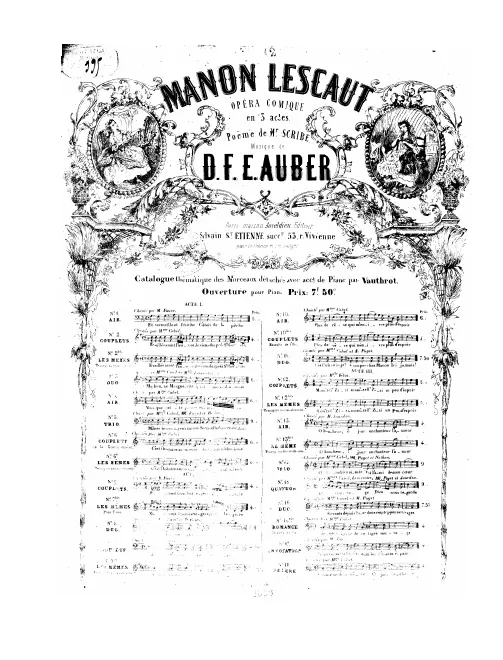 No.12, Couplets: "Mamzell' Zizi" (Act III, No.12b)