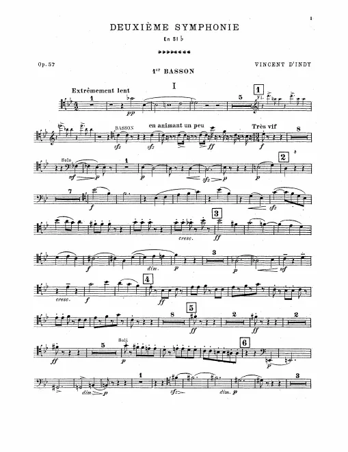 Bassoon 1, 2/3
