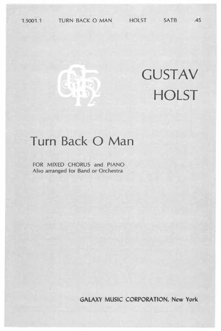 2. Turn Back, O Man