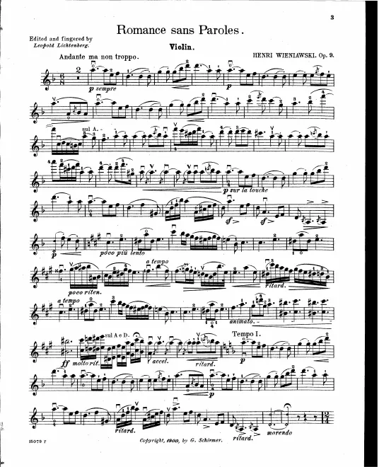 Violin Part