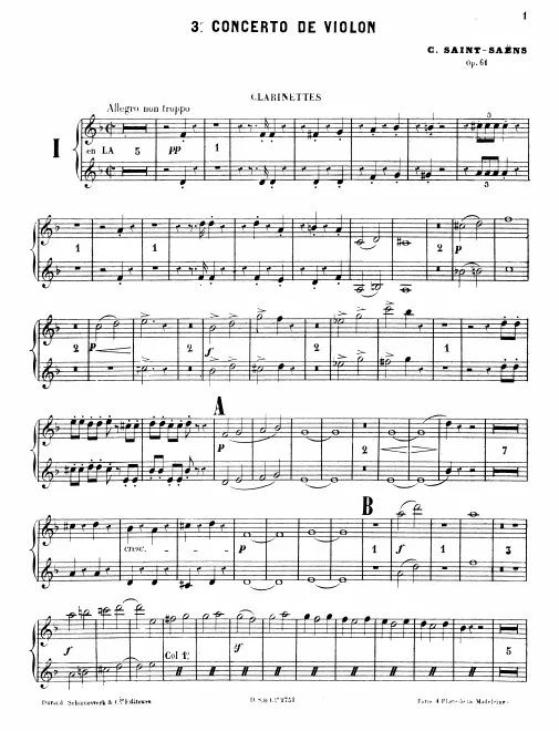 Clarinet 1/2 (A/B♭)