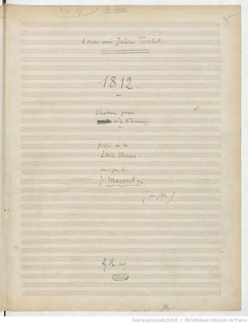 Complete Score (color, with cover)