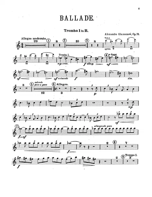 Trumpet 1, 2 (B♭)