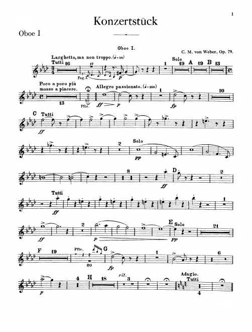 Oboe 1, 2