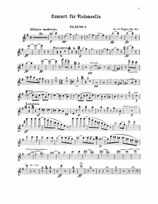 Flute 1, 2