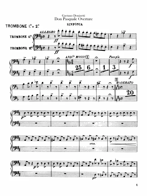 Trombone 1/2, 3