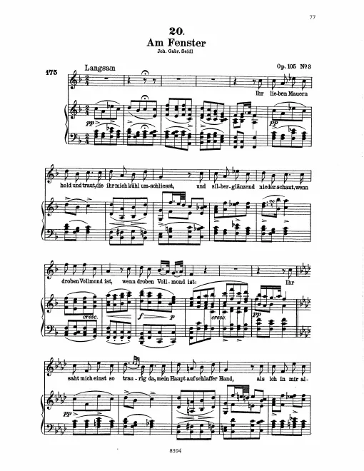 Complete Score (Original / High Voice, F major)