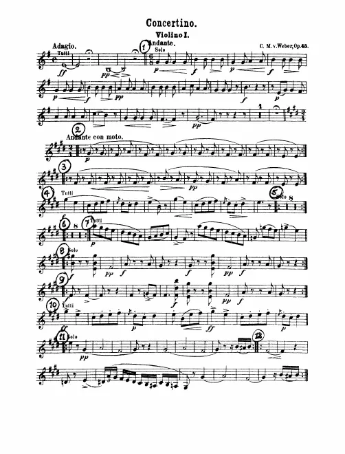 Violins I
