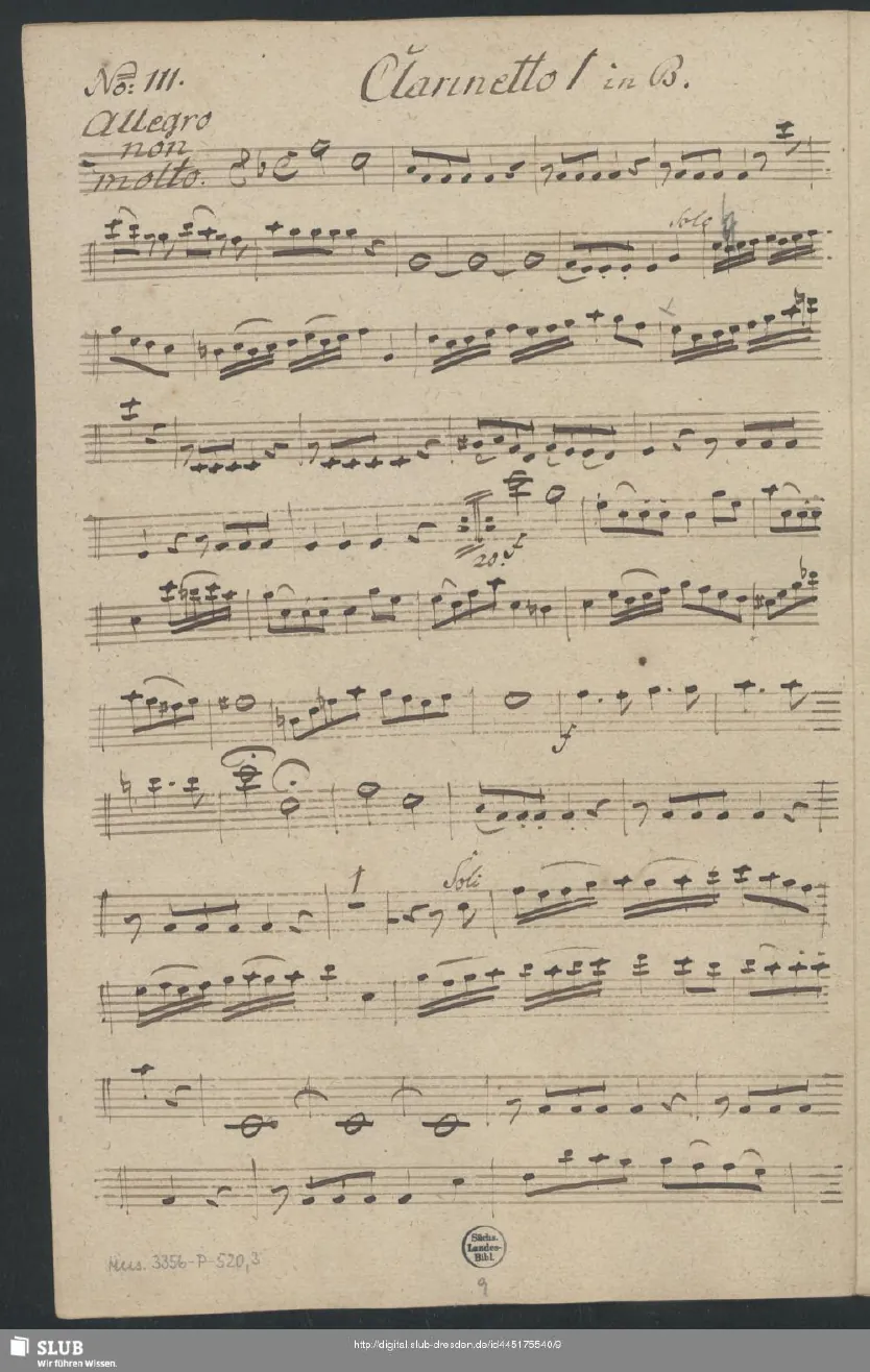 Clarinet 1 (B♭)