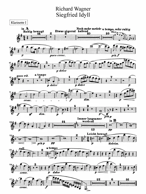 Clarinet 1, 2 (A/B♭)