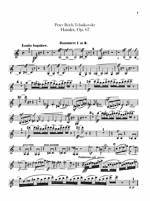 Clarinet 1, 2 (B♭)