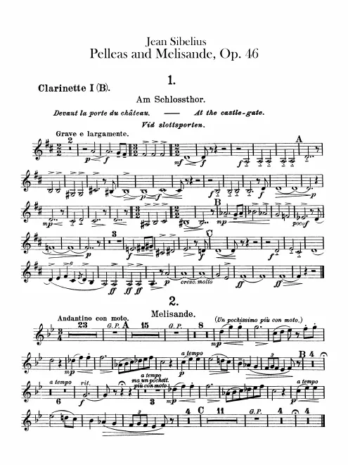 Clarinet 1, 2 (B♭)