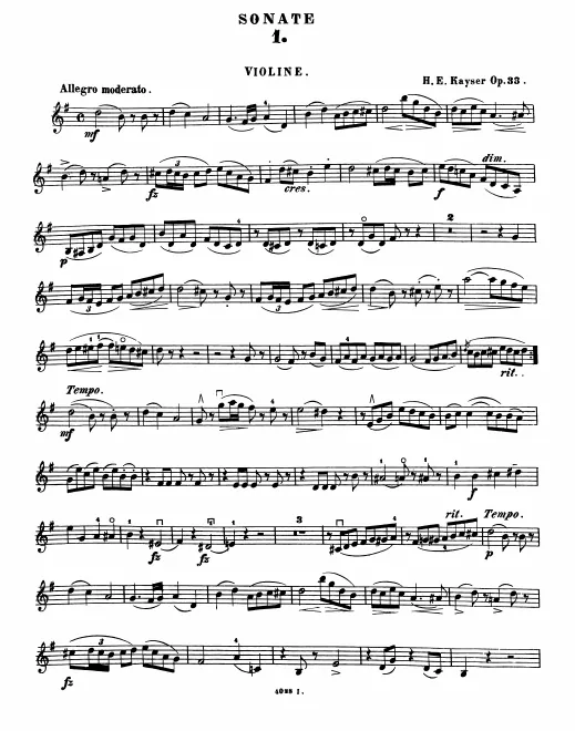 Violin Part (black and white)